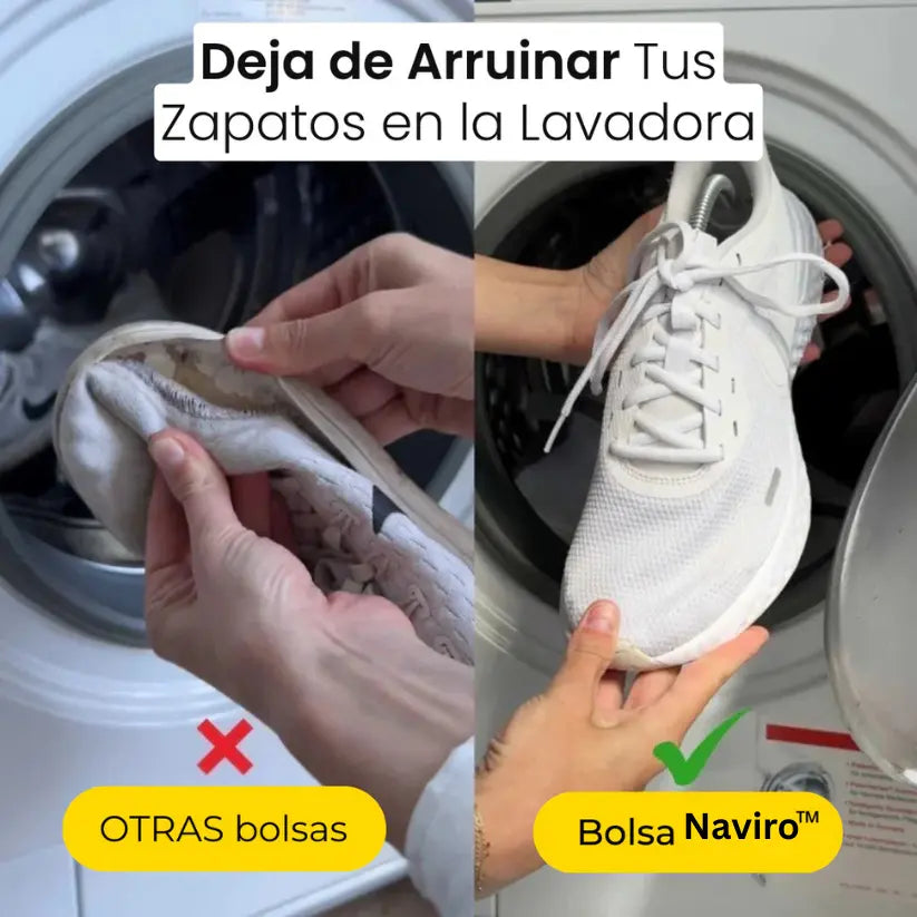 Naviro® Bolsa de Lavado para Zapatillas