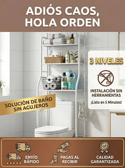 Estante Organizador Para Inodoro