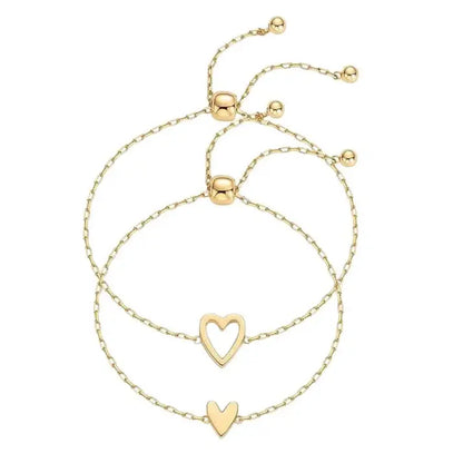 Set Pulseras Corazones — 2x1